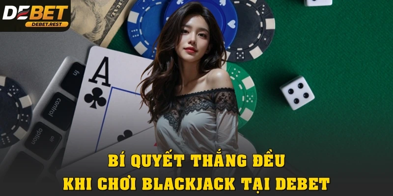 Bí quyết thắng đều khi chơi Blackjack tại Debet
