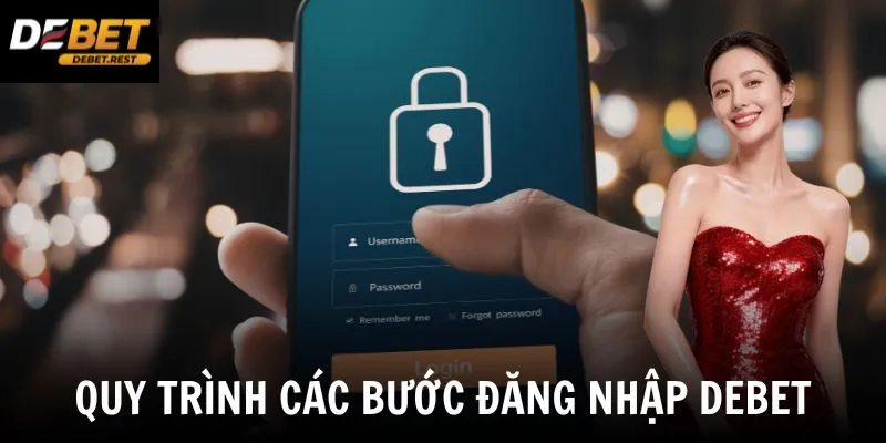 Quy trình các bước đăng nhập Debet