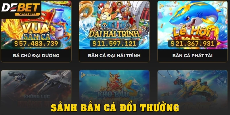 Sảnh bắn cá đổi thưởng
