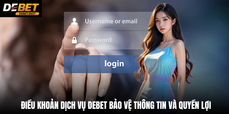 Điều khoản dịch vụ Debet bảo vệ thông tin và quyền lợi