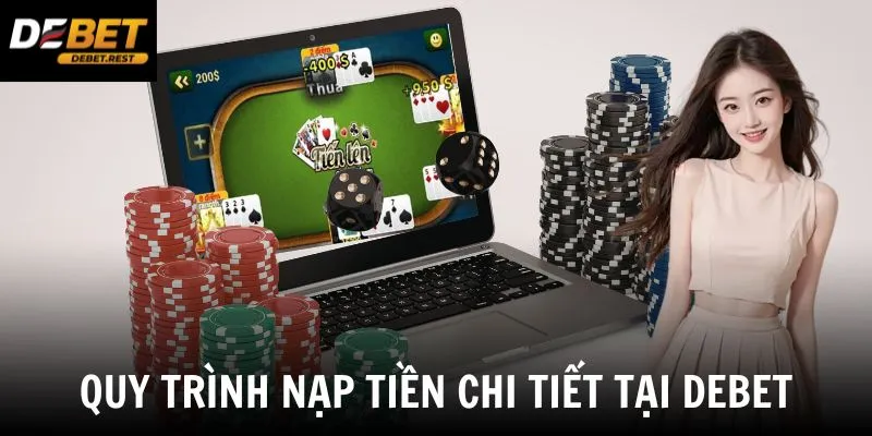Quy trình nạp tiền chi tiết tại Debet