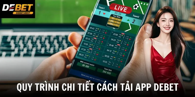 Quy trình chi tiết cách tải app Debet